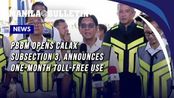 President Marcos has led the opening of a new segment of the Cavite-Laguna Expressway (CALAX) and announced that motorists may use it toll-free for one month.<br/><br/>READ: https://mb.com.ph/2026/05/04/pbbm-opens-calax-subsection-3-announces-one-month-toll-free-use<br/><br/>Subscribe to the Manila Bulletin Online channel! - https://www.youtube.com/TheManilaBulletin<br/><br/>Visit our website at http://mb.com.ph<br/>Facebook: https://www.facebook.com/manilabulletin<br/>Twitter: https://www.twitter.com/manila_bulletin<br/>Instagram: https://instagram.com/manilabulletin<br/>Tiktok: https://www.tiktok.com/@manilabulletin<br/><br/>#ManilaBulletinOnline <br/>#ManilaBulletin <br/>#LatestNews